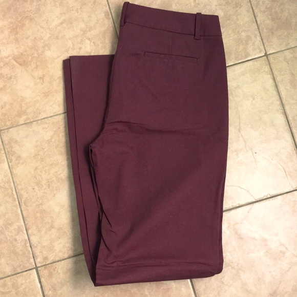 J. Crew Pants - Brand New Burgundy/Maroon J. Crew Women’s Slacks